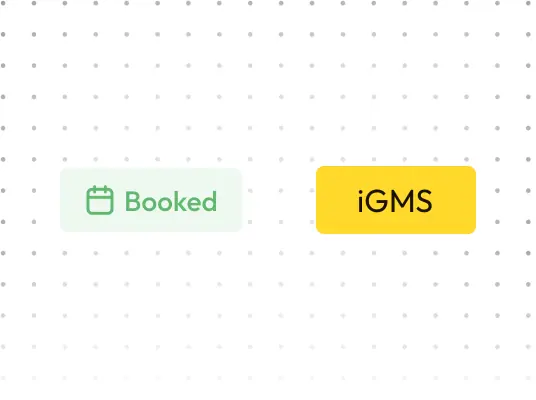 iGMS automatically syncs calendars, messages and bookings from all platforms in one app