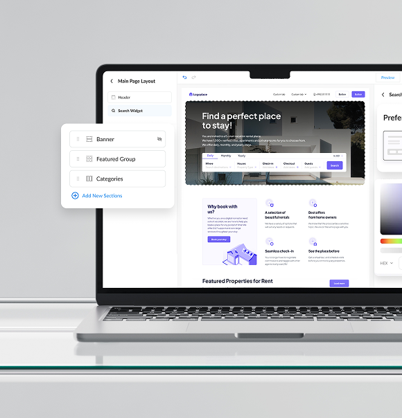 iGMS Direct Booking Website Builder - customize your own channel