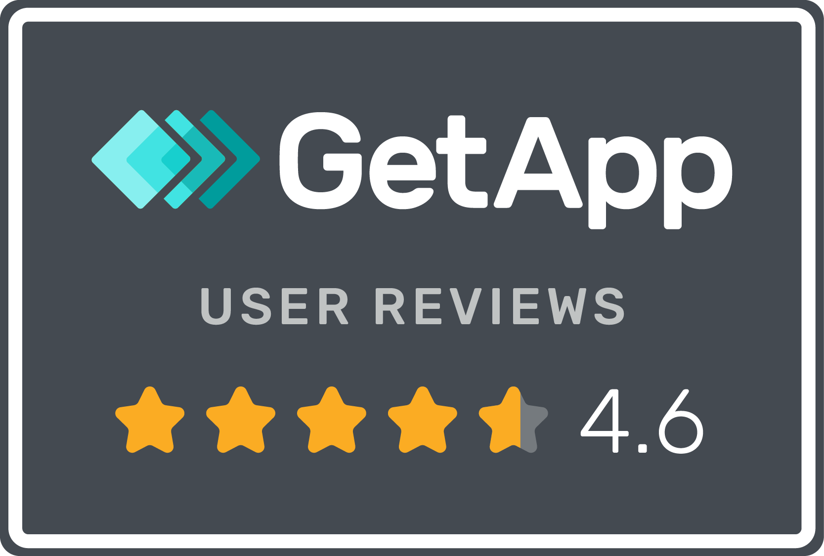 GetApp User Reviews 4.6