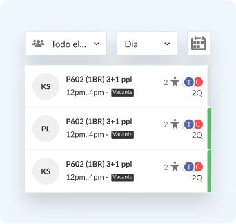 Características de Gestión de Limpieza