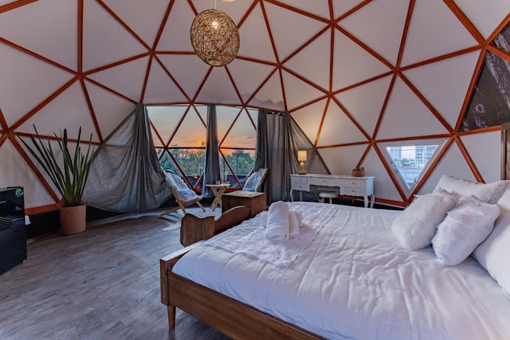 Alojamientos burbuja en México, glampings.
