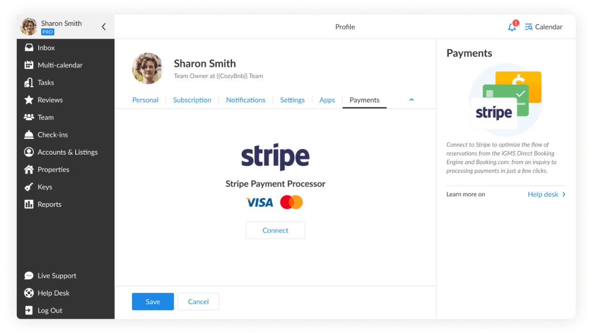 stripe integration