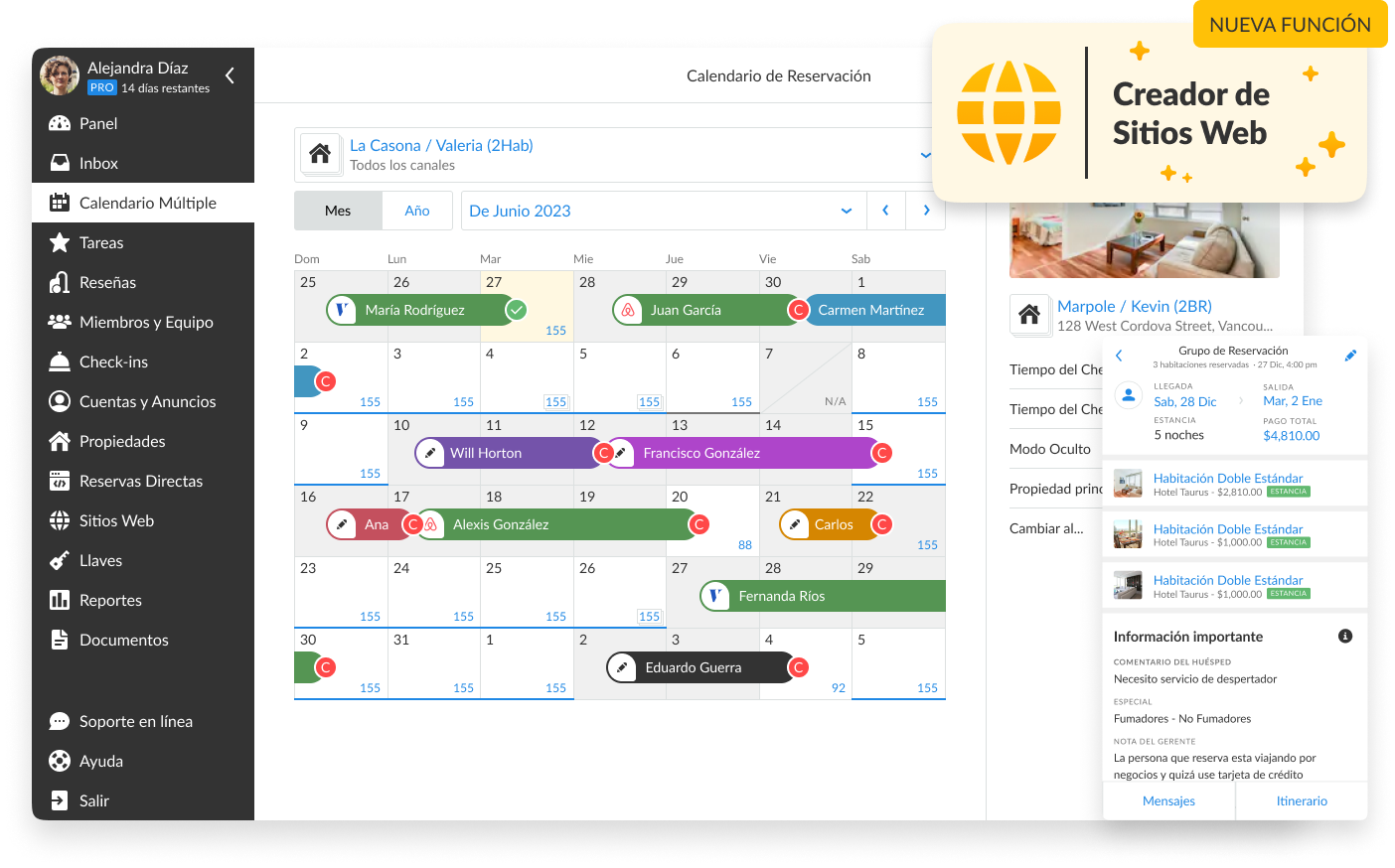 Software de alquiler vacacional iGMS