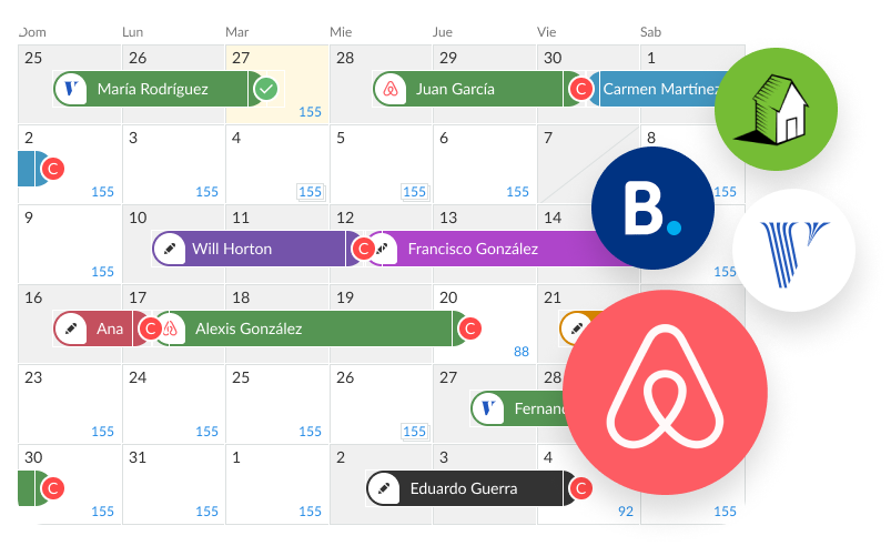 calendarios sincronizados con un Channel Manager