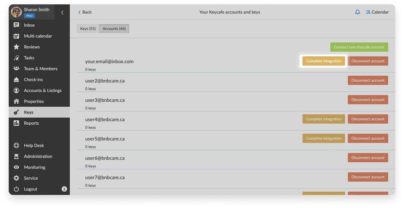 Airbnb key exchange iGMS