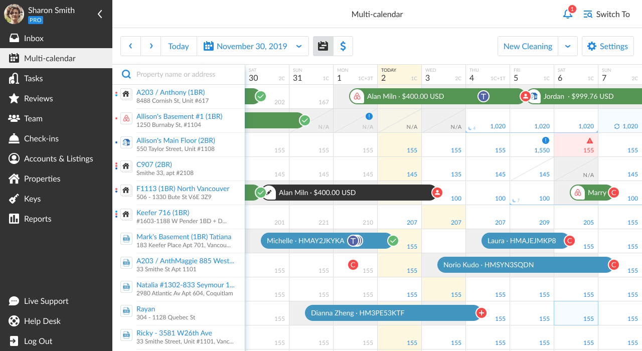 iGMS Multi-Calendar
