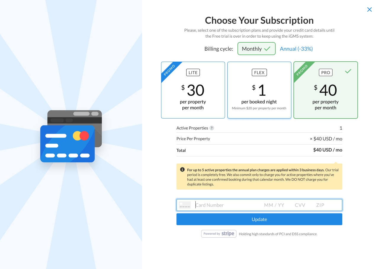 iGMS subscription