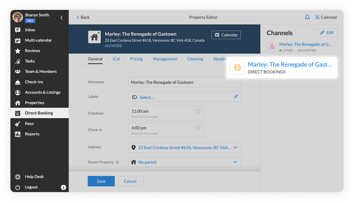 iGMS Direct Booking Channel