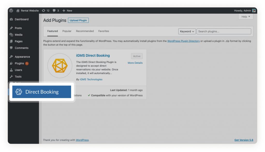 iGMS Direct Booking Widget Receiving Bookings Directly Through Your