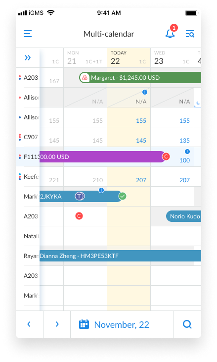 Multi-calendar