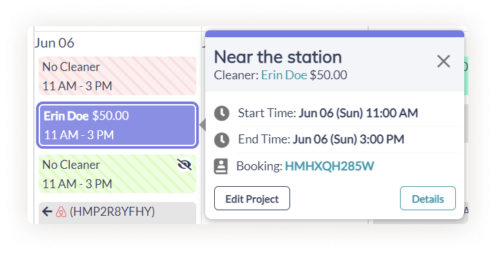 TurnoverBnb Reservation