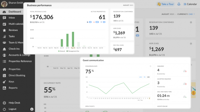 Airbnb metrics new dashboard