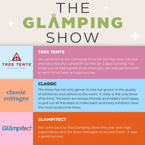 vacation rental industry events the glamping show