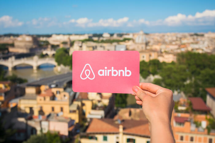 An Airbnb business card