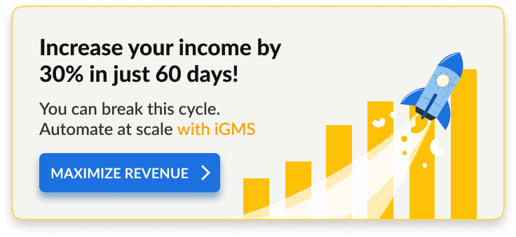 Increase your hosting income with iGMS!